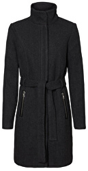 Damenmantel VMBESSY CLASS 3/4 WOOL JACKET NOOS Dark Grey Melange