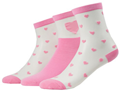 Sada dámskych ponožiek VMVALENTINE SOCK Giftbox Sea Pink