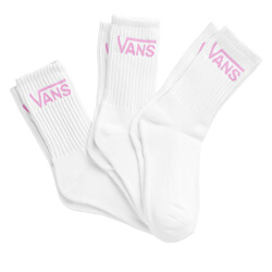 3 PACK - calze da donna CLASSIC CREW WMNS WHITE/ VANS COOL PINK
