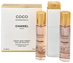 Coco Mademoiselle - EDT 20 ml (plnitelný flakon) + EDT náplň 2 x 20 ml