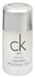 CK One - tuhý deodorant - SLEVA - poškozené víčko (prasklé)