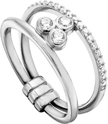 Anello in argento con zirconi Play ESRG001911