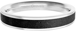 Ring mit dem Beton Fusion Thin Stahl / Anthrazit GJRWSSA101