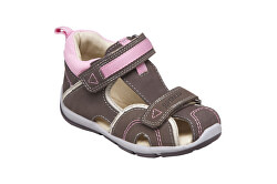 Zdravotná obuv detská SK / 333 khaki-rosa