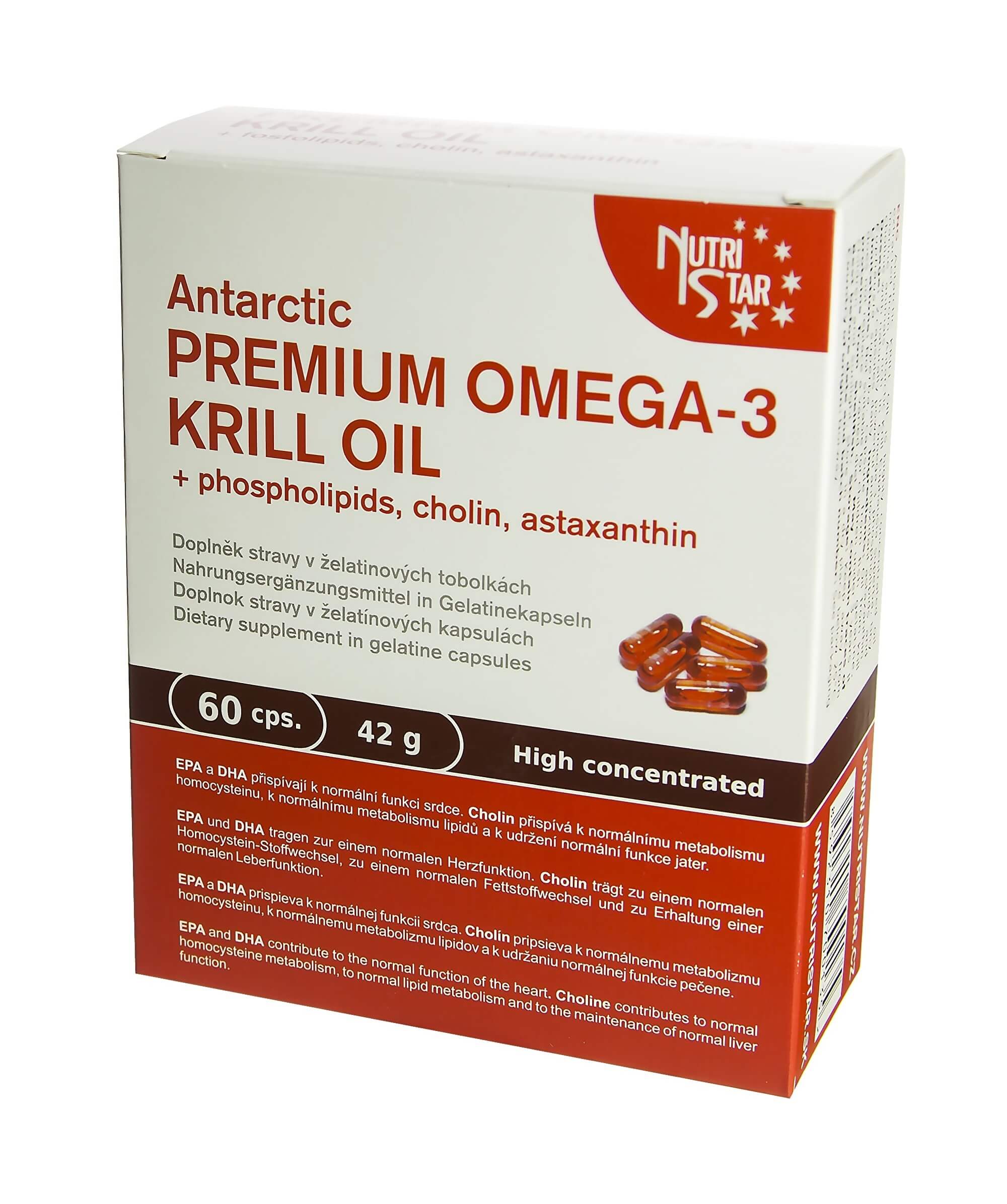 Nutristar Premium Omega 3 Krill Oil 60 kapslí PreZdravie.sk