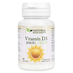 Vitamín D3 2000 IU 90 tablet